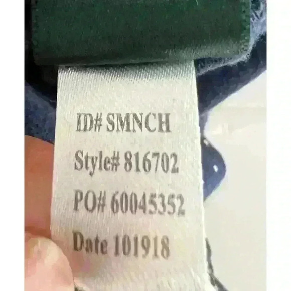 LAUREN RALPH LAUREN Womens Printed Pajama Top Only,1-Piece Size:Medium, Blue Dot - Picture 8 of 9